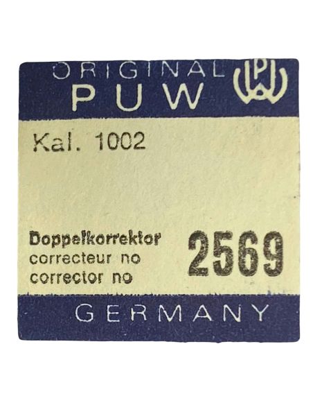 PUW 1002 - 2569 Correcteur double (à l'unité) - Double corrector (per unit)