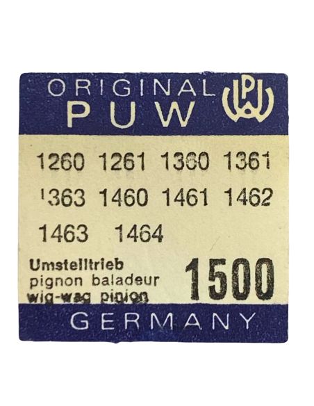 PUW 1260 - 1500 Pignon baladeur (à l'unité) - Wig wag pinion (per unit)