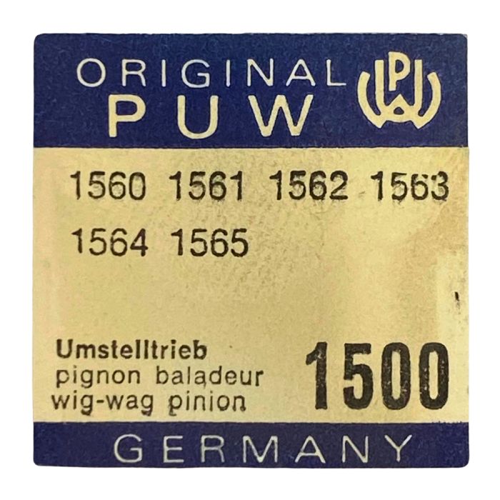 PUW 1560 - 1500 Pignon baladeur (à l'unité) - Wig wag pinion (per unit)