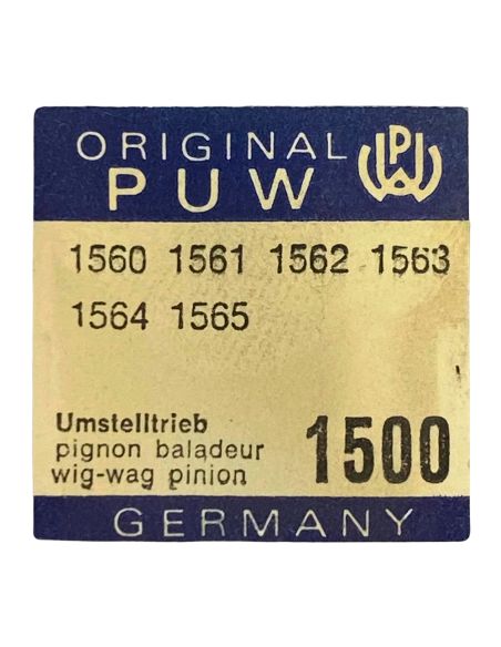 PUW 1560 - 1500 Pignon baladeur (à l'unité) - Wig wag pinion (per unit)