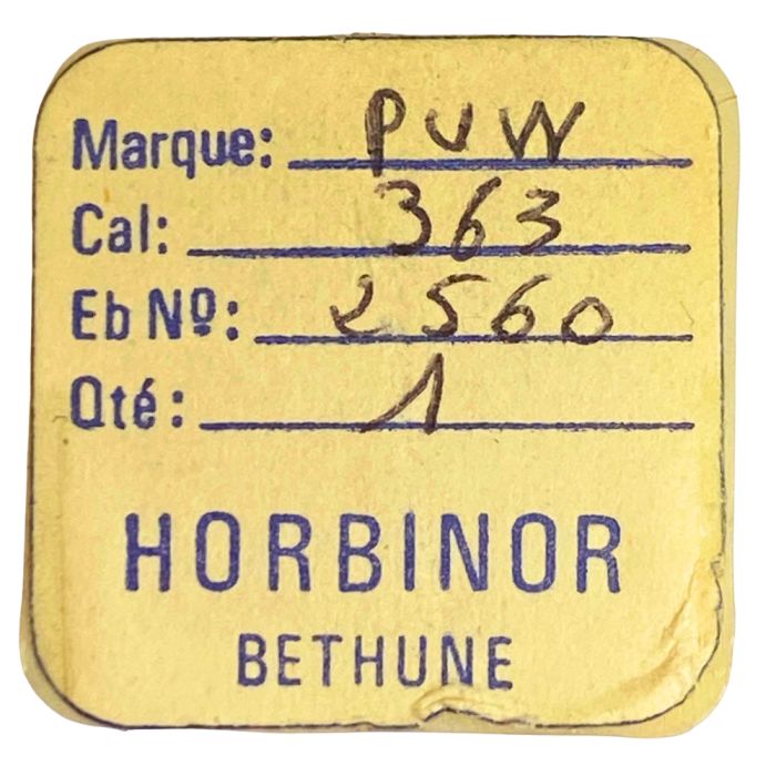 PUW 363 - 2560 Roue entraîneuse de l'étoile des jours (à l'unité) - Day star driving wheel (per unit)