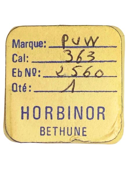 PUW 363 - 2560 Roue entraîneuse de l'étoile des jours (à l'unité) - Day star driving wheel (per unit)