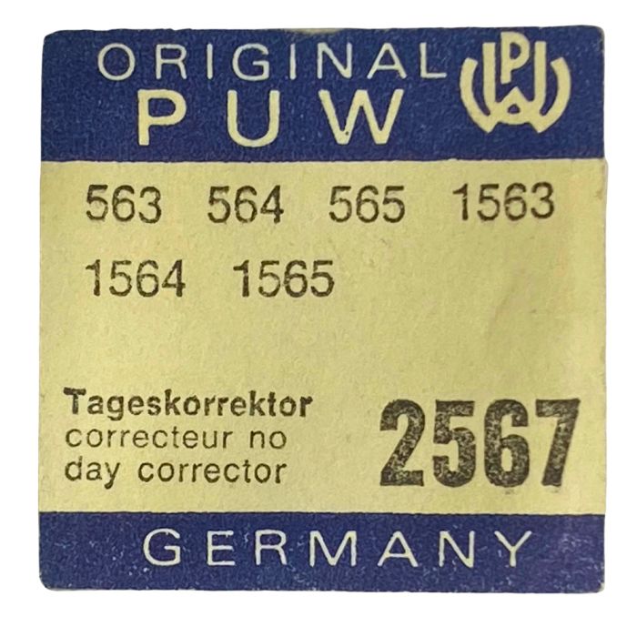 PUW 563 - 2567 Correcteur des jours (à l'unité) - Day corrector (per unit)