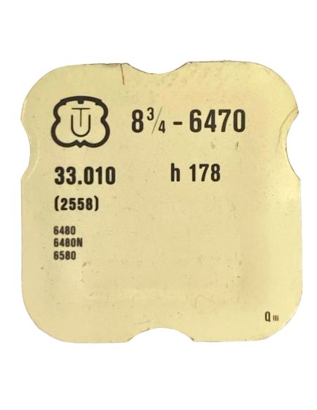 Unitas 6470 - 2558 Roue des heures double denture (à l'unité) - Double toothing hour wheel (per unit)