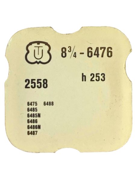 Unitas 6476 - 2558 Roue des heures double denture (à l'unité) - Double toothing hour wheel (per unit)