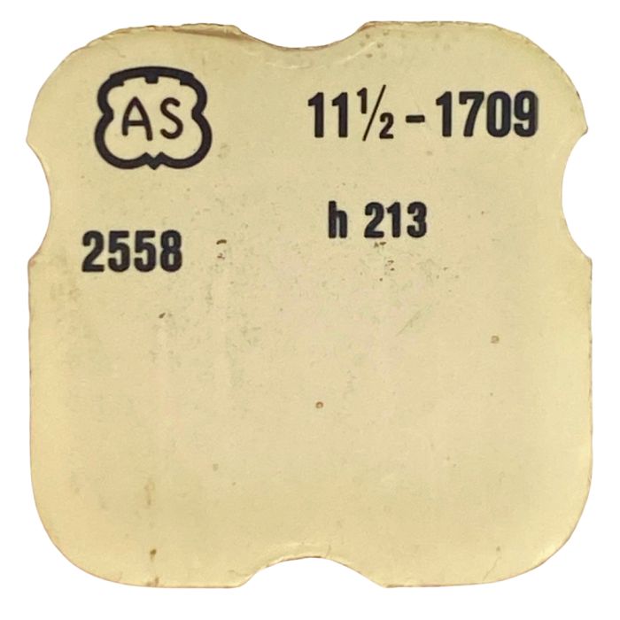 AS 1709 - 2558 Roue des heures double denture (à l'unité) - Double toothing hour wheel (per unit)