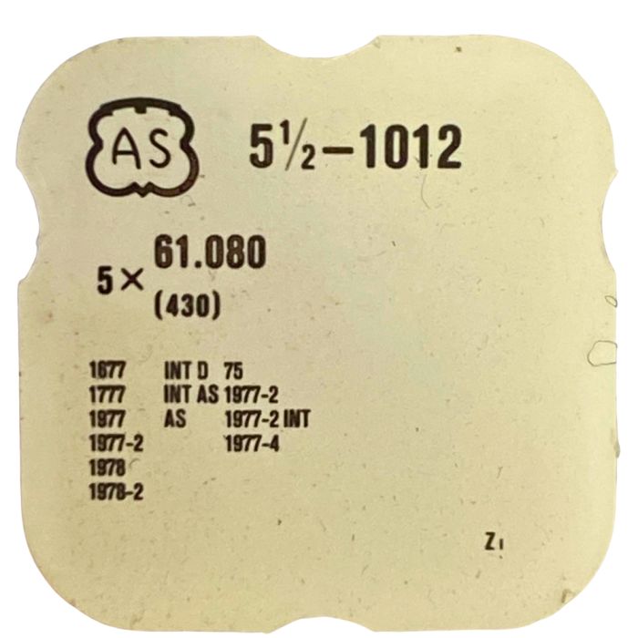 AS 1012 - 430 Ressort de cliquet (à l'unité) - Click spring (per unit)