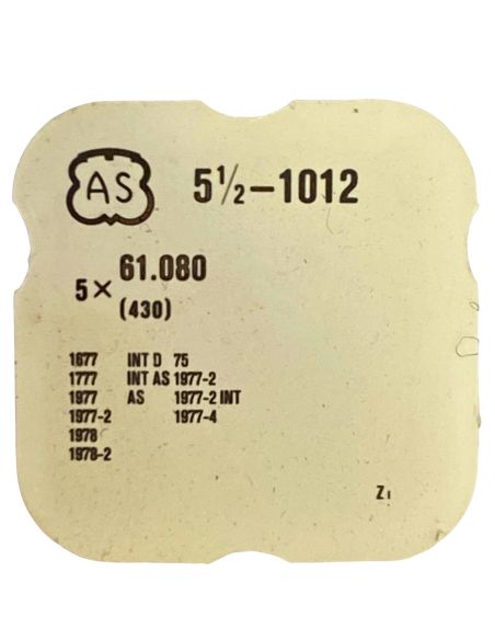 AS 1012 - 430 Ressort de cliquet (à l'unité) - Click spring (per unit)