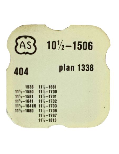 AS 1506 - 404 Tige pour boite étanche (partie mouvement) (à l'unité) - Stem for waterproof case (movement portion) (per unit)