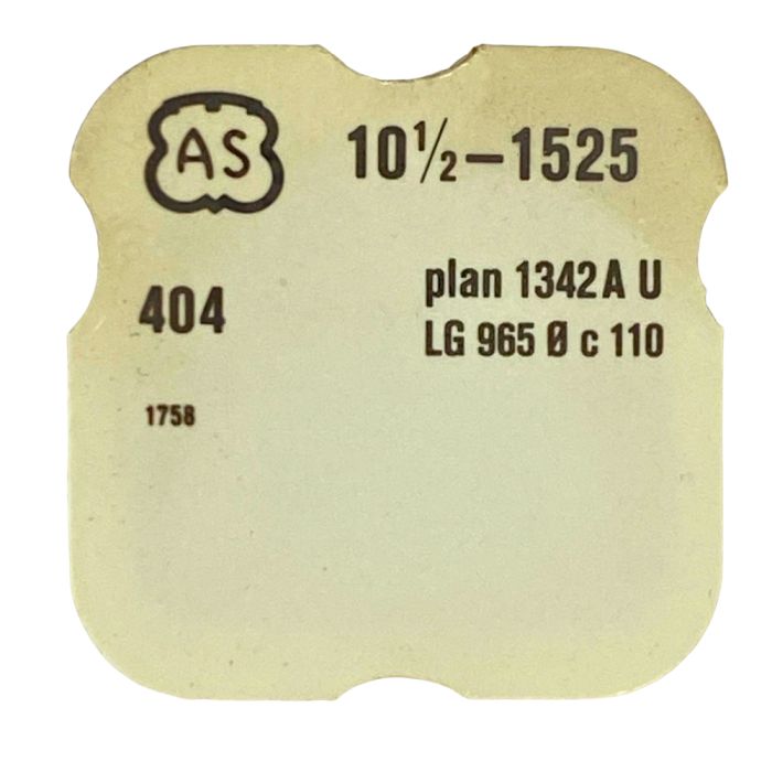 AS 1525 - 404 Tige pour boite étanche (partie mouvement) (à l'unité) - Stem for waterproof case (movement portion) (per unit)