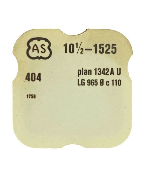 AS 1525 - 404 Tige pour boite étanche (partie mouvement) (à l'unité) - Stem for waterproof case (movement portion) (per unit)
