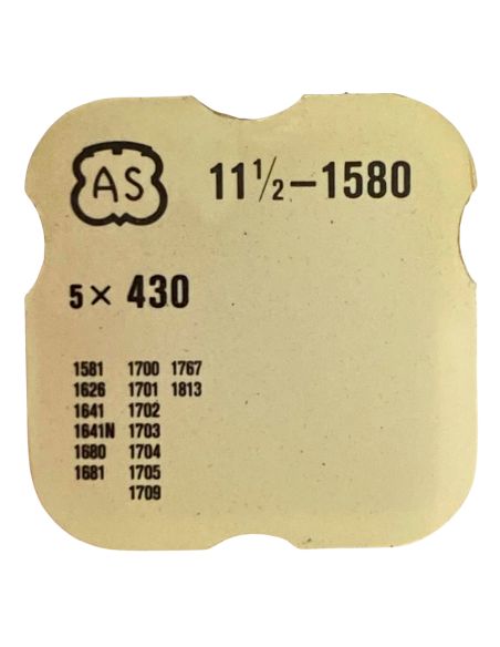 AS 1580 - 430 Ressort de cliquet (à l'unité) - Click spring (per unit)