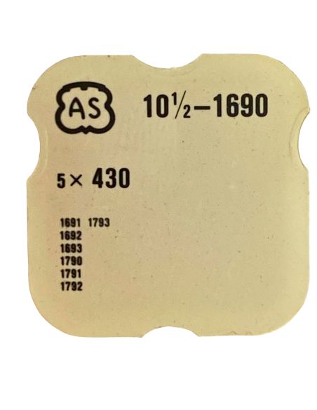 AS 1690 - 430 Ressort de cliquet (à l'unité) - Click spring (per unit)
