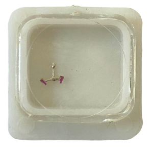 AS 1690 - 710 Ancre montée (à l'unité) - Jewelled pallet fork and staff (per unit)