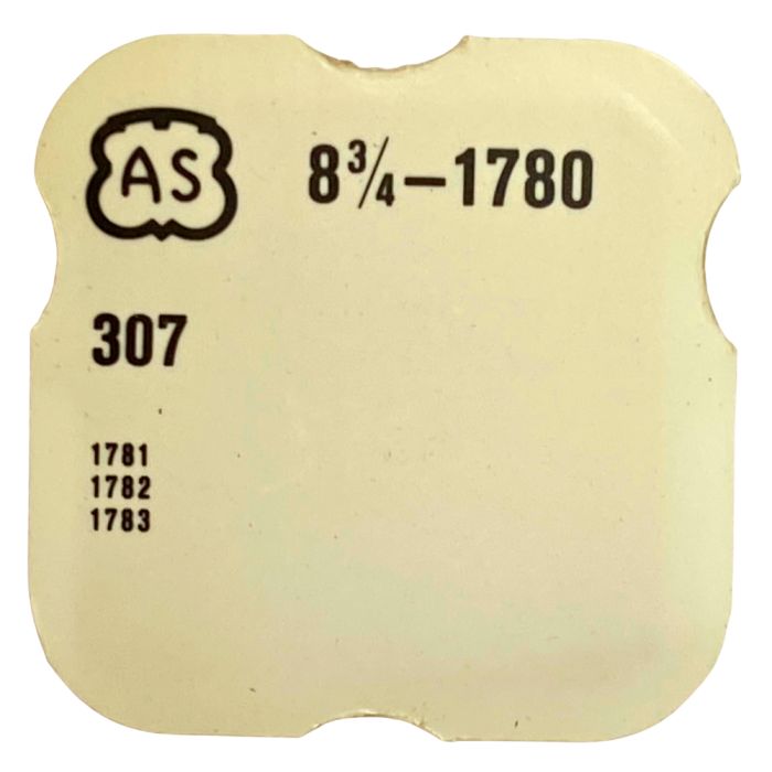 AS 1780 - 307 Raquette avec porte-piton mobile pour spiral plat (à l'unité) - Regulator with adjustable stud holder for flat hai