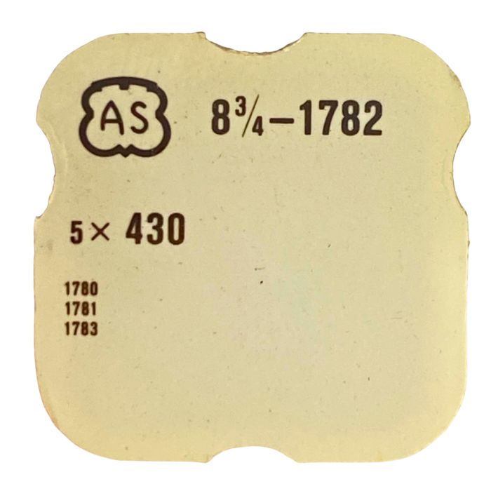 AS 1782 - 430 Ressort de cliquet (à l'unité) - Click spring (per unit)