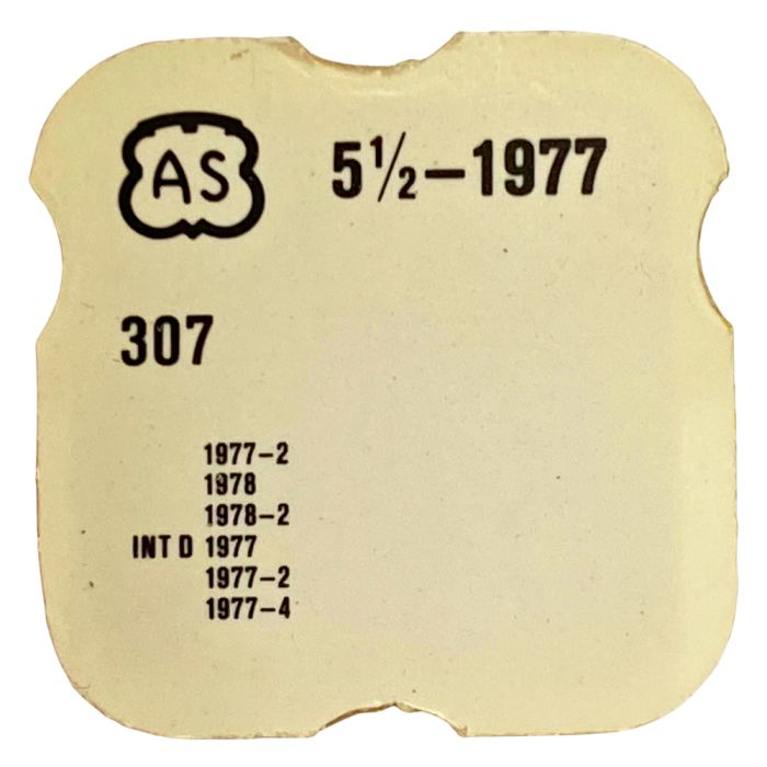 AS 1977 - 307 Raquette avec porte-piton mobile pour spiral plat (à l'unité) - Regulator with adjustable stud holder for flat hai