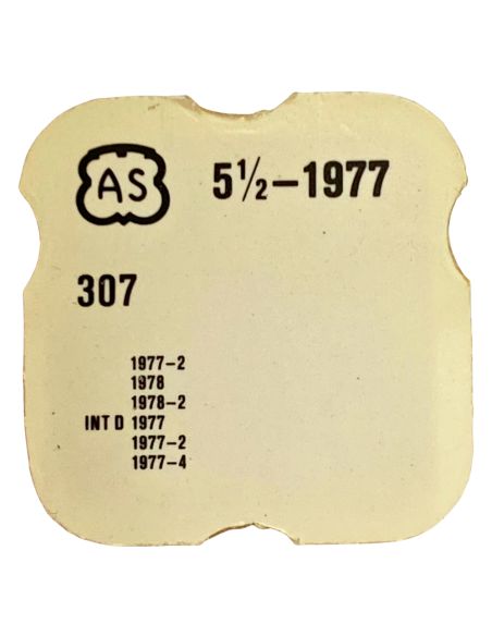 AS 1977 - 307 Raquette avec porte-piton mobile pour spiral plat (à l'unité) - Regulator with adjustable stud holder for flat hai