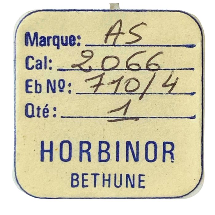 AS 2066 - 710 Ancre montée (à l'unité) - Jewelled pallet fork and staff (per unit)
