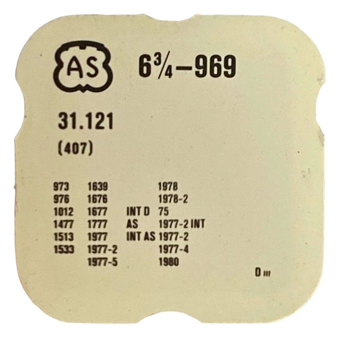 AS 969 - 407 Pignon coulant (à l'unité) - Clutch wheel (per unit)