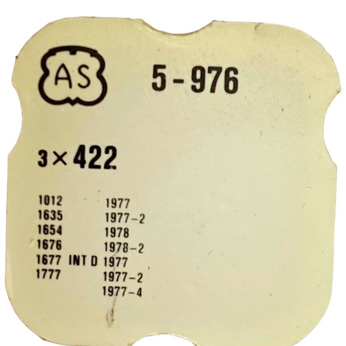 AS 976 - 422 Bague de roue de couronne (à l'unité) - Crown wheel ring (per unit)