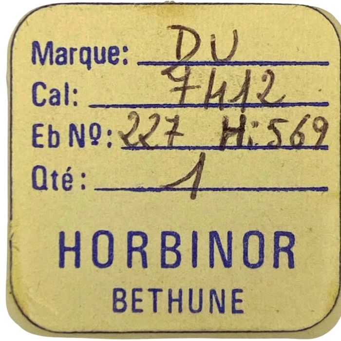 Durowe 7H12 - 227 Roue de seconde au centre (à l'unité) - Sweep second wheel and pinion (per unit)