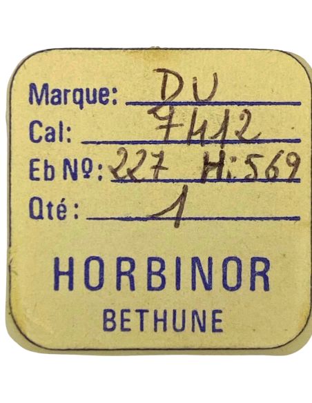 Durowe 7H12 - 227 Roue de seconde au centre (à l'unité) - Sweep second wheel and pinion (per unit)