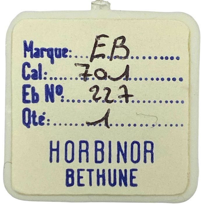 EB 701 - 227 Roue de seconde au centre (à l'unité) - Sweep second wheel and pinion (per unit)