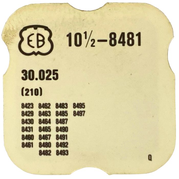 EB 8481 - 210 Roue moyenne (à l'unité) - Third wheel and pinion (per unit)