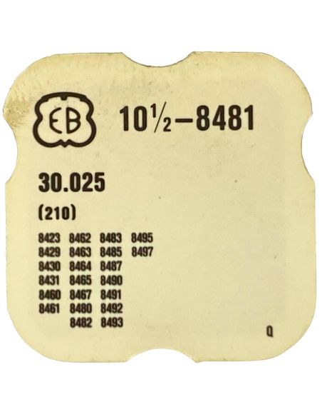 EB 8481 - 210 Roue moyenne (à l'unité) - Third wheel and pinion (per unit)