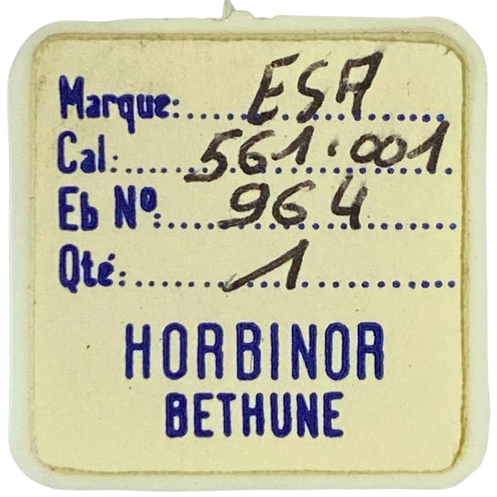 ESA 561.001 - 404 Tige pour boite étanche (partie mouvement) (à l'unité) - Stem for waterproof case (movement portion) (per unit