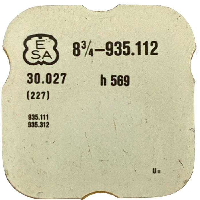 ESA 935.112 - 227 Roue de seconde au centre (à l'unité) - Sweep second wheel and pinion (per unit)