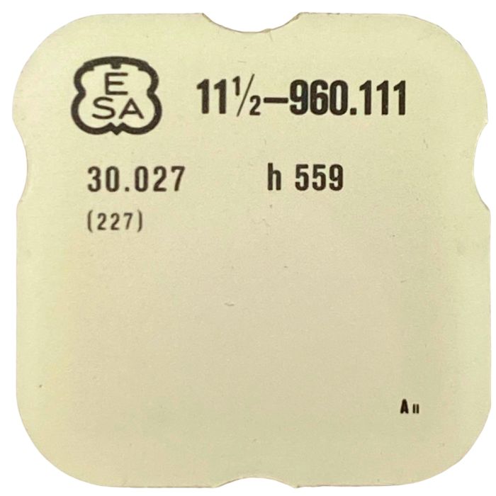 ESA 960.111 - 227 Roue de seconde au centre (à l'unité) - Sweep second wheel and pinion (per unit)