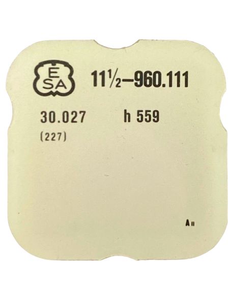 ESA 960.111 - 227 Roue de seconde au centre (à l'unité) - Sweep second wheel and pinion (per unit)