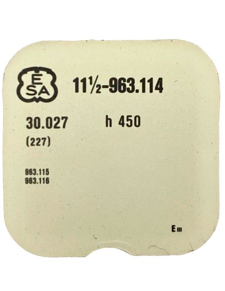 ESA 963.114 - 227 Roue de seconde au centre (à l'unité) - Sweep second wheel and pinion (per unit)