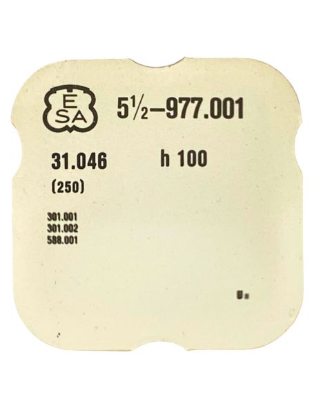 ESA 977.001 - 250 Roue des heures (à l'unité) - Hour wheel (per unit)