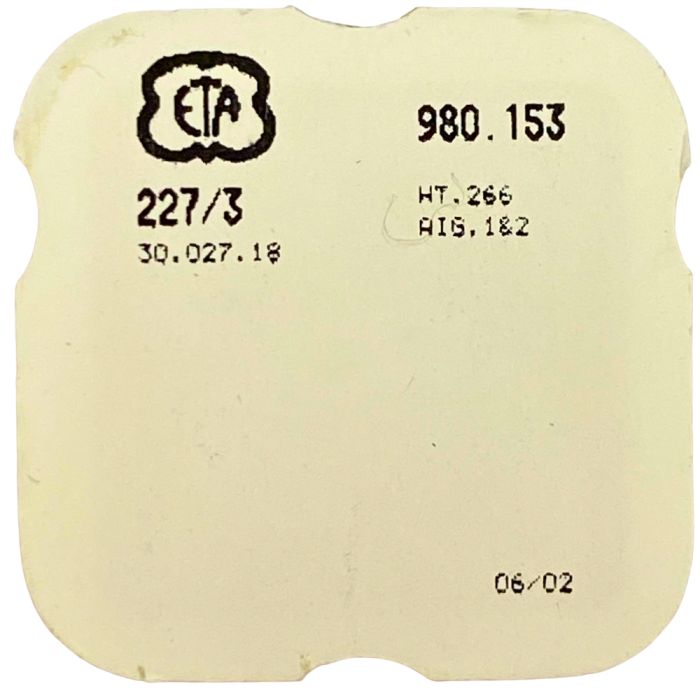 ESA 980.153 - 227 Roue de seconde au centre (à l'unité) - Sweep second wheel and pinion (per unit)