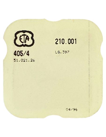 ETA 210.001 - 404 Tige pour boite étanche (partie mouvement) (à l'unité) - Stem for waterproof case (movement portion) (per unit