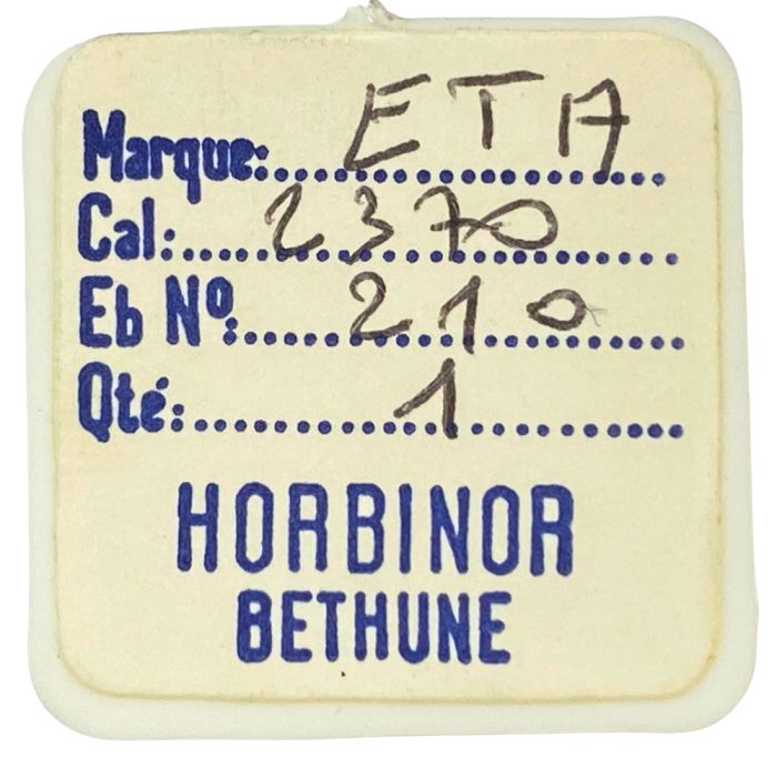 ETA 2370 - 210 Roue moyenne (à l'unité) - Third wheel and pinion (per unit)