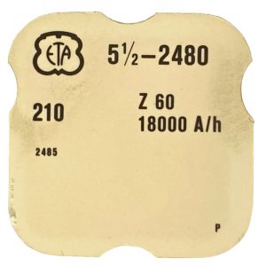 ETA 2480 - 210 Roue moyenne (à l'unité) - Third wheel and pinion (per unit)