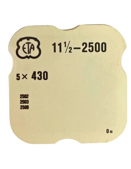 ETA 2500 - 430 Ressort de cliquet (à l'unité) - Click spring (per unit)