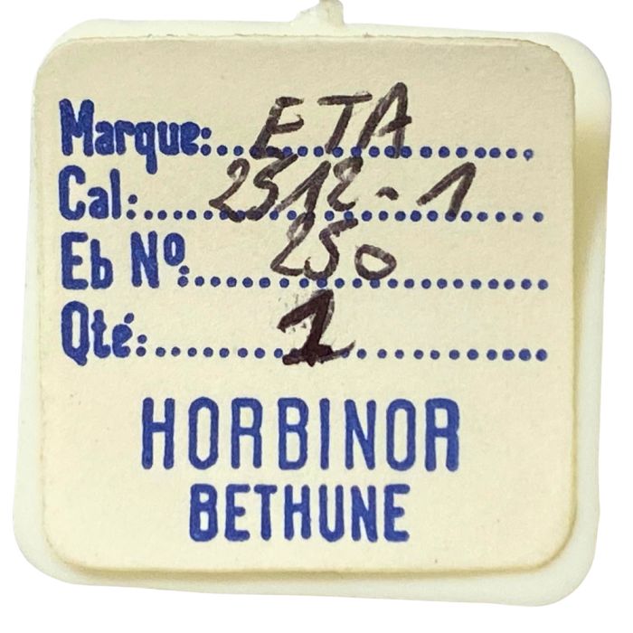 ETA 2512-1 - 250 Roue des heures (à l'unité) - Hour wheel (per unit)