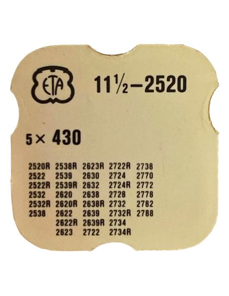 ETA 2520 - 430 Ressort de cliquet (à l'unité) - Click spring (per unit)