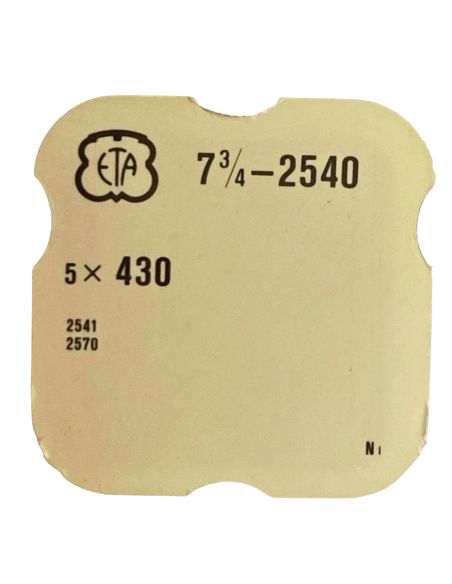 ETA 2540 - 430 Ressort de cliquet (à l'unité) - Click spring (per unit)