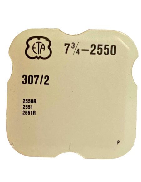 ETA 2550 - 307 Raquette avec porte-piton mobile pour spiral plat (à l'unité) - Regulator with adjustable stud holder for flat ha