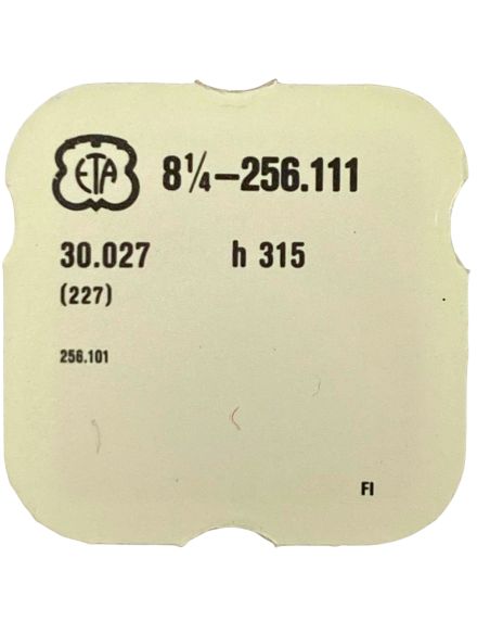ETA 256.111 - 227 Roue de seconde au centre (à l'unité) - Sweep second wheel and pinion (per unit)