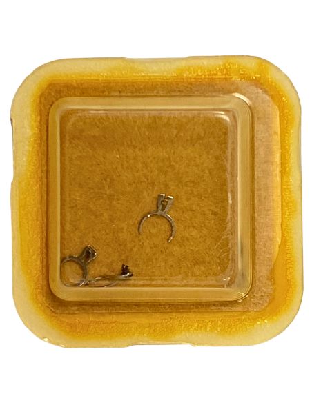 ETA 2650 - 307 Raquette avec porte-piton mobile pour spiral plat (à l'unité) - Regulator with adjustable stud holder for flat ha