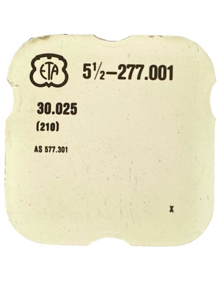 ETA 277.001 - 210 Roue moyenne (à l'unité) - Third wheel and pinion (per unit)