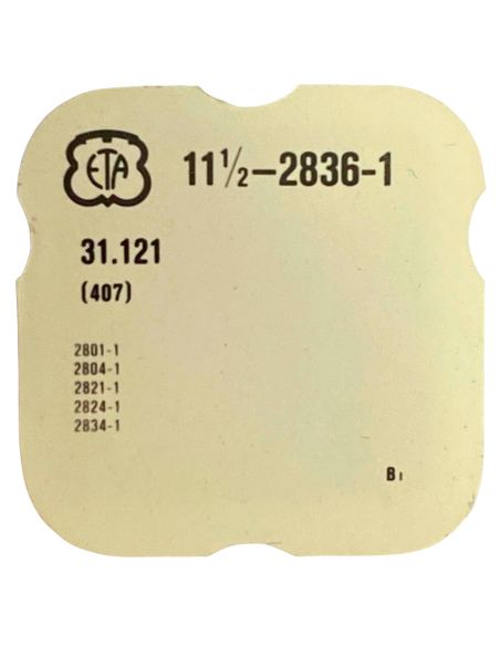 ETA 2836-1 - 407 Pignon coulant (à l'unité) - Clutch wheel (per unit)