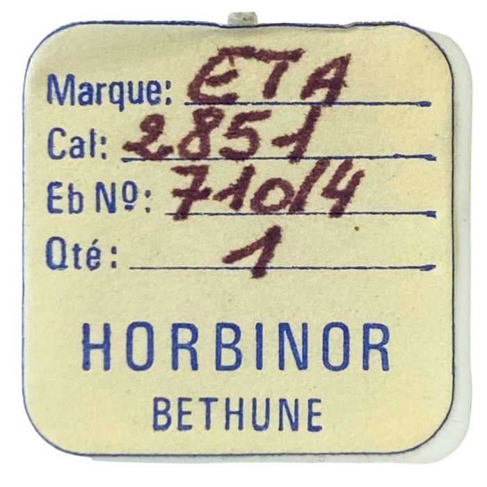 ETA 2851 - 710 Ancre montée (à l'unité) - Jewelled pallet fork and staff (per unit)